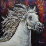 White Horse Painting